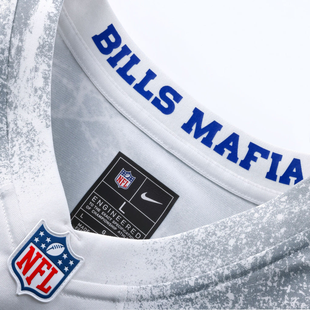 Buffalo Bills White 2025 Rivalries Collection Custom Game Jersey product image 5, provided for visual reference and product