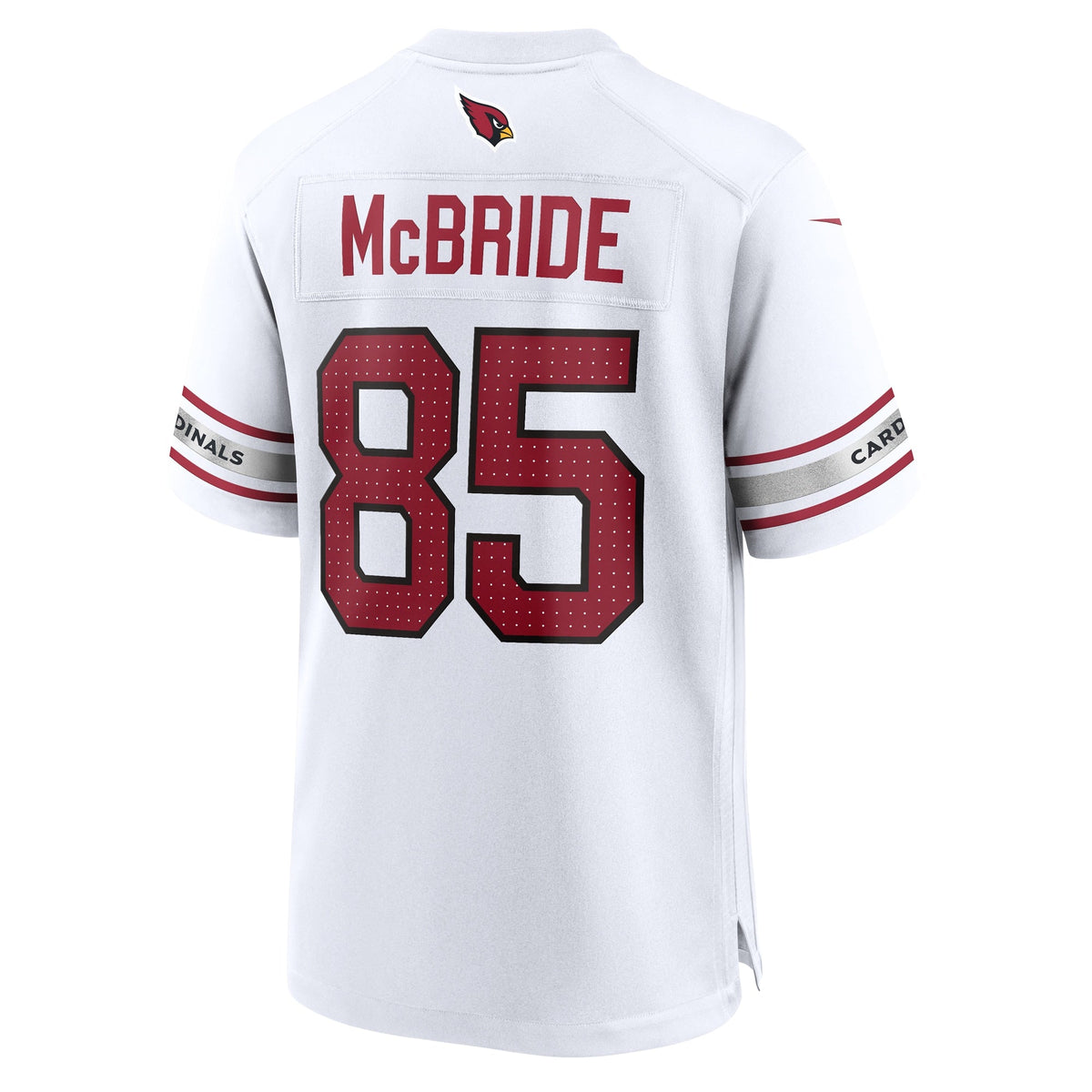 Arizona Cardinals Trey McBride White Game Jersey product image 4, provided for visual reference and product detail review