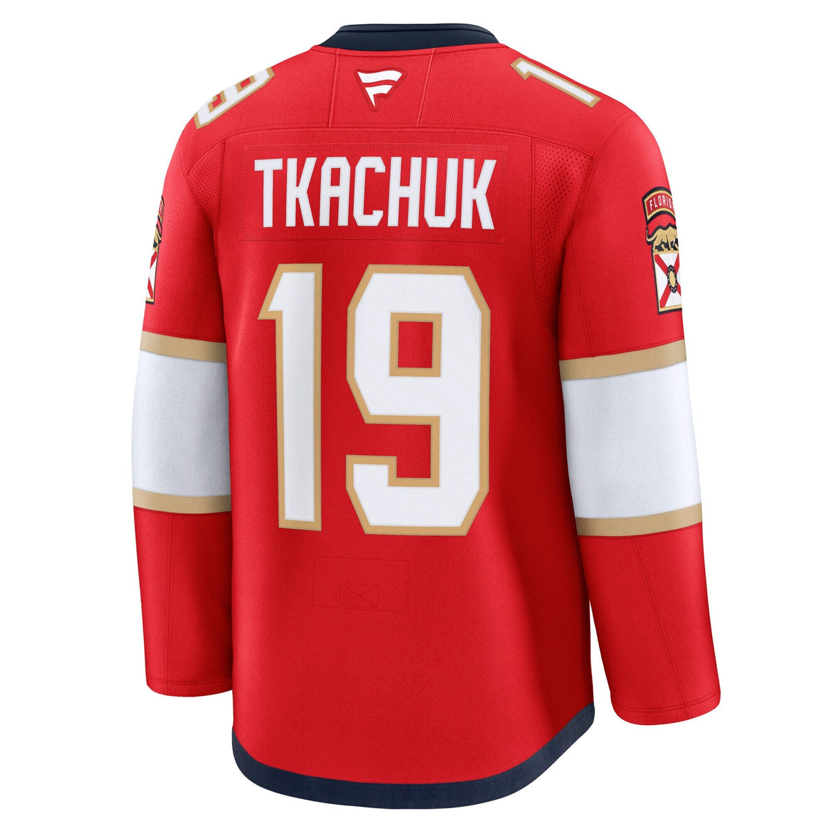 Florida Panthers Matthew Tkachuk Red Home Premium Jersey product image 4, provided for visual reference and product detail