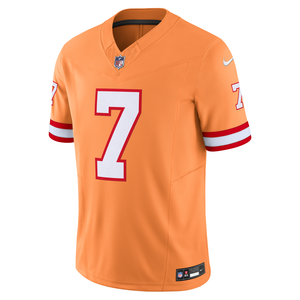 Tampa Bay Buccaneers Bucky Irving Orange Alternate 2 Throwback Vapor F.U.S.E. Limited Jersey product image 3, provided for