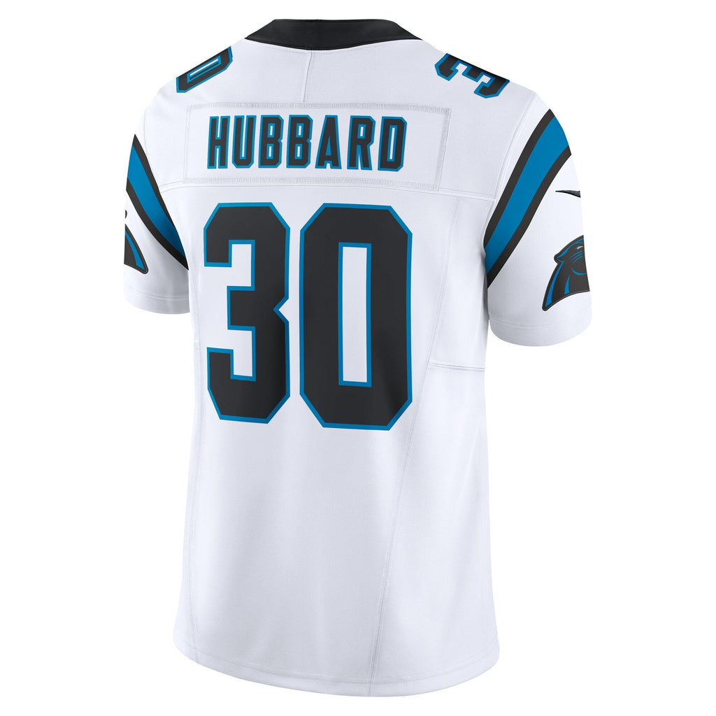 Carolina Panthers Chuba Hubbard White Vapor F.U.S.E. Limited Jersey product image 4, provided for visual reference and