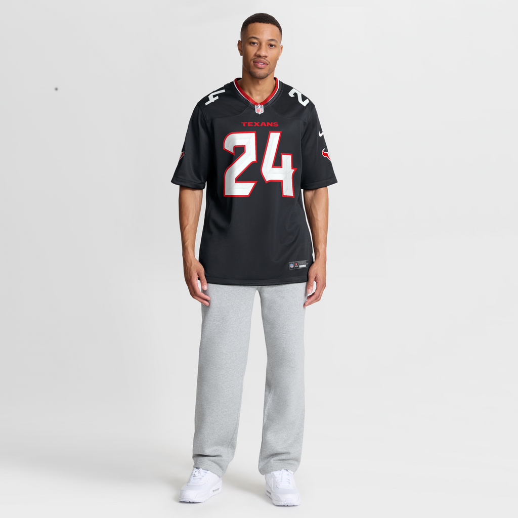 Houston Texans Derek Stingley Jr. Navy Game Jersey product image 8, provided for visual reference and product detail review