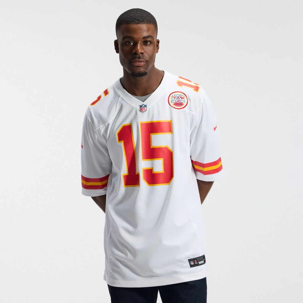Kansas City Chiefs Patrick Mahomes White Game Jersey product image 3, provided for visual reference and product detail review