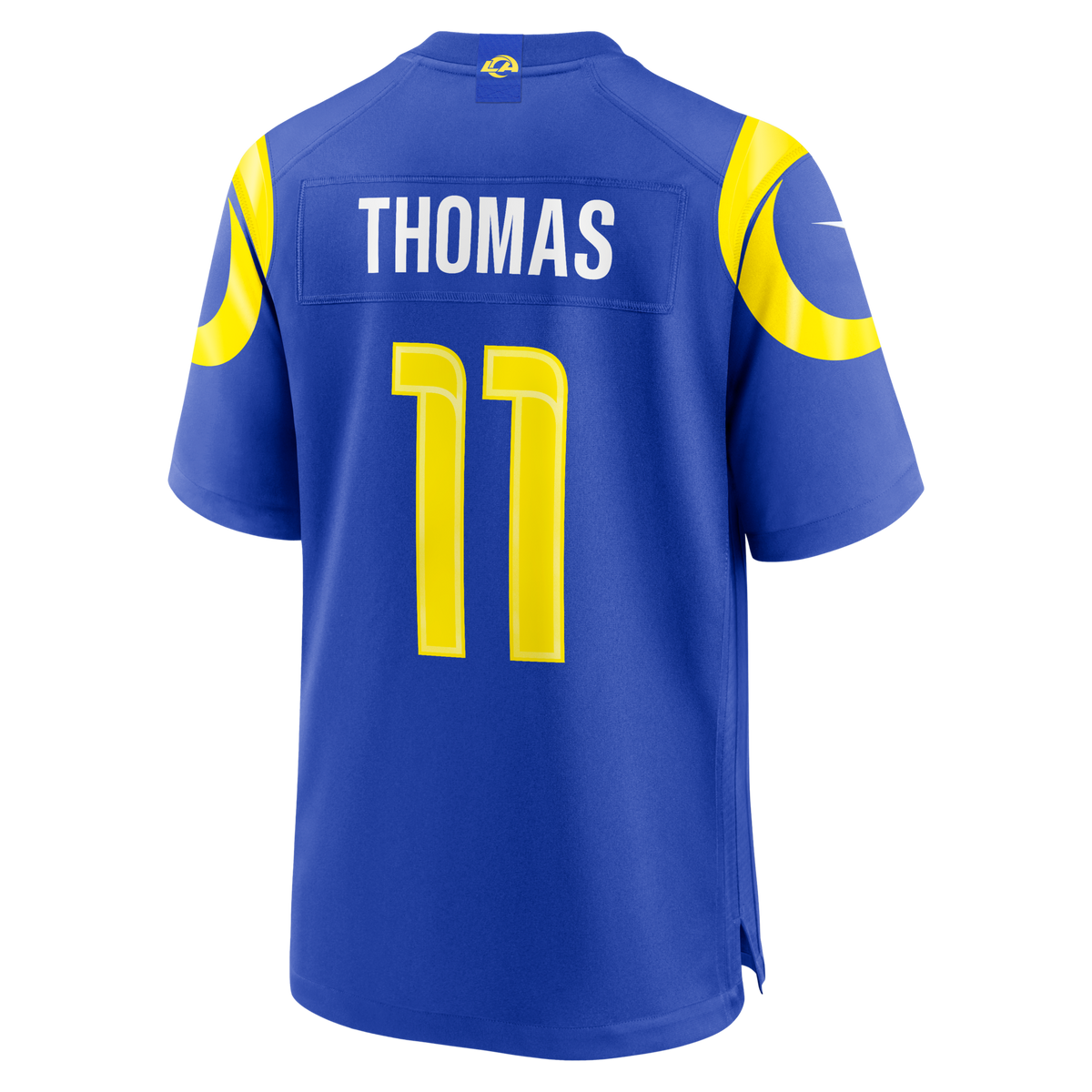 Los Angeles Rams Keir Thomas Royal Team Game Jersey product image 4, provided for visual reference and product detail review
