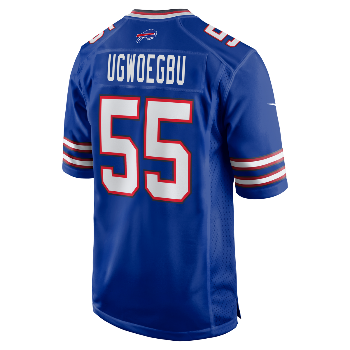 Buffalo Bills David Ugwoegbu Royal Game Jersey product image 3, provided for visual reference and product detail review