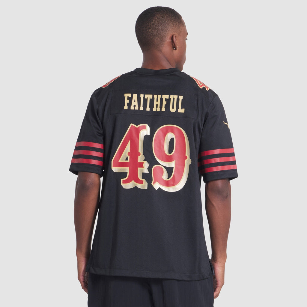 San Francisco 49ers The Faithful Black 2025 Rivalries Collection Game Jersey product image 6, provided for visual reference
