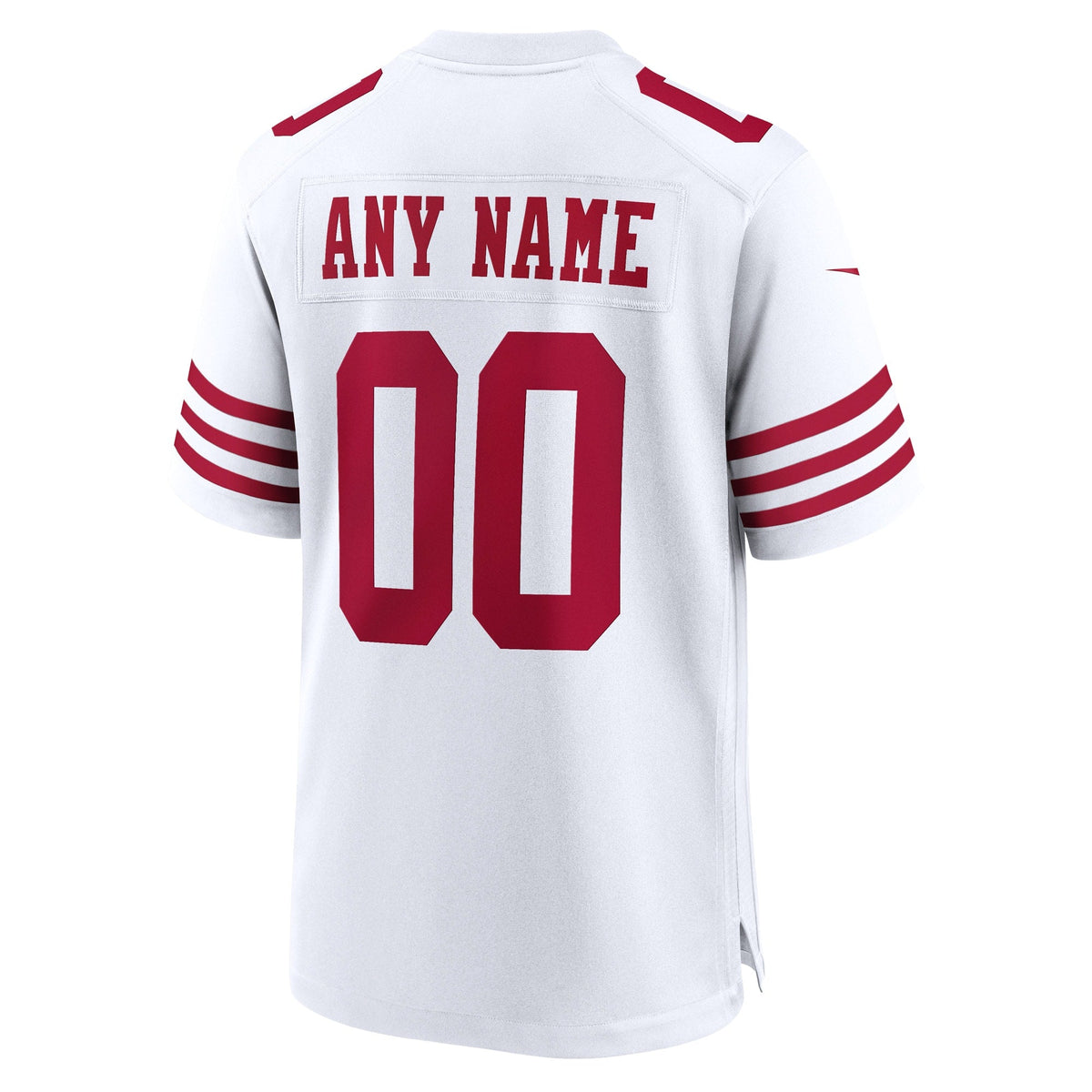 San Francisco 49ers White Game Custom Player Jersey product image 4, provided for visual reference and product detail review