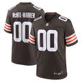 Cleveland Browns Emmanuel McNeil-Warren Brown Game Jersey product image 1, provided for visual reference and product detail