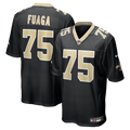 New Orleans Saints Taliese Fuaga Black Player Game Jersey product image 1, provided for visual reference and product detail