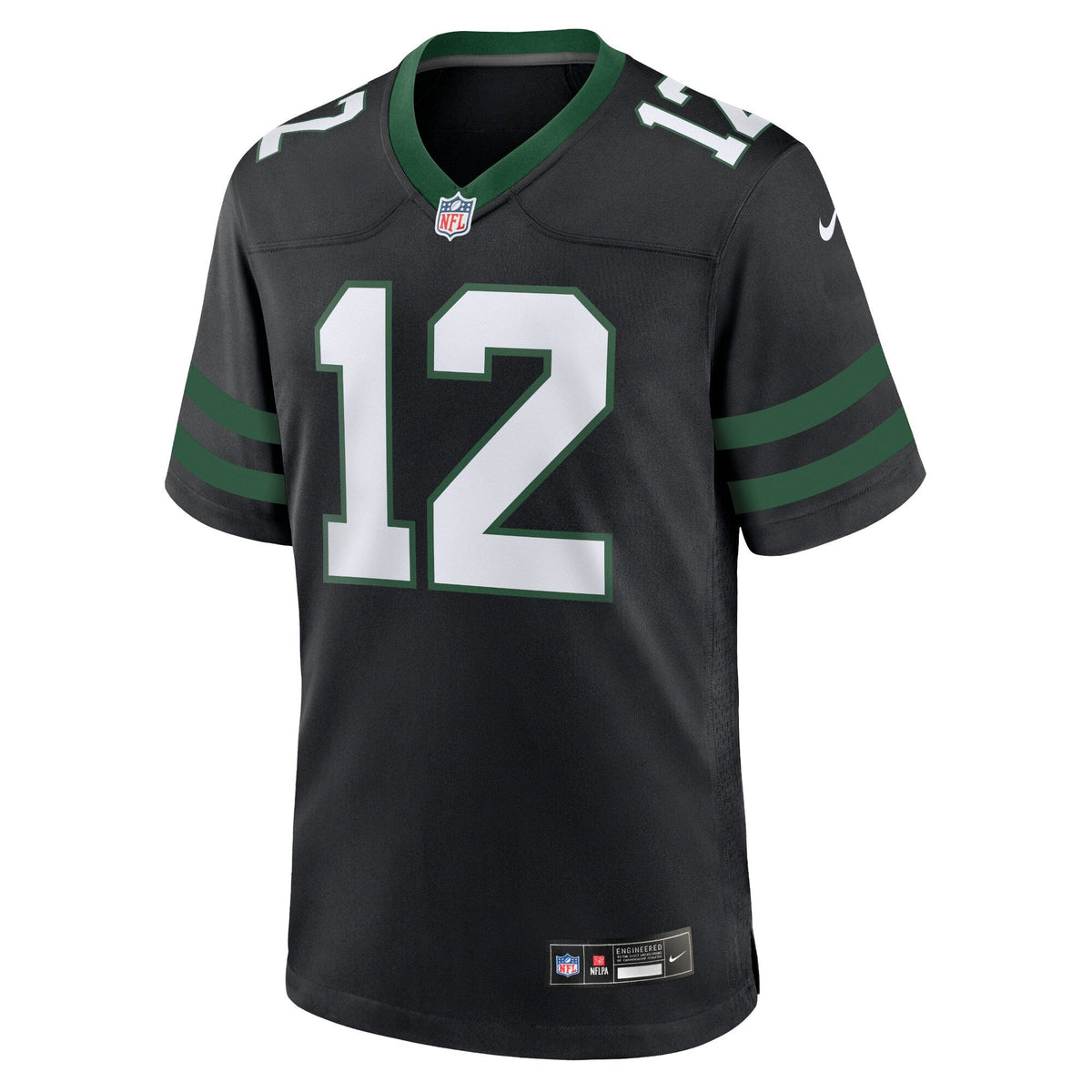 New York Jets Joe Namath Legacy Black Alternate Retired Player Game Jersey product image 3, provided for visual reference
