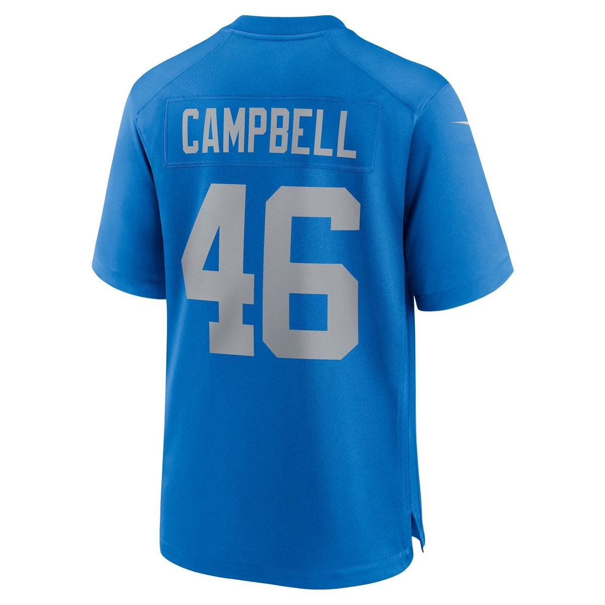 Detroit Lions Jack Campbell Blue Alternate Game Jersey product image 4, provided for visual reference and product detail