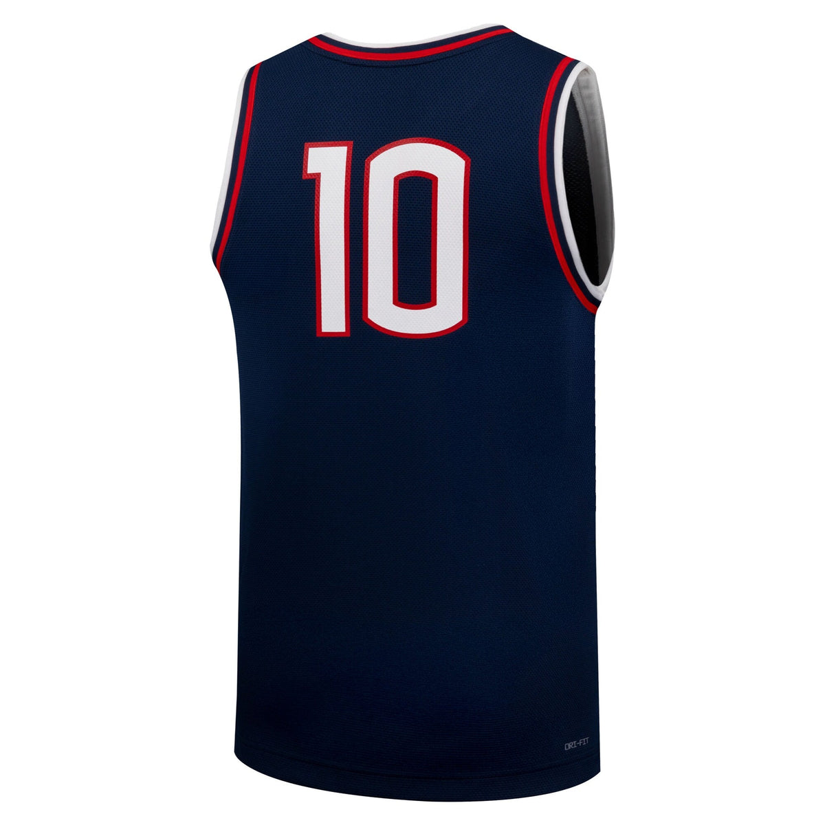 #10 UConn Huskies Replica Basketball Jersey - Navy product image 4, provided for visual reference and product detail review