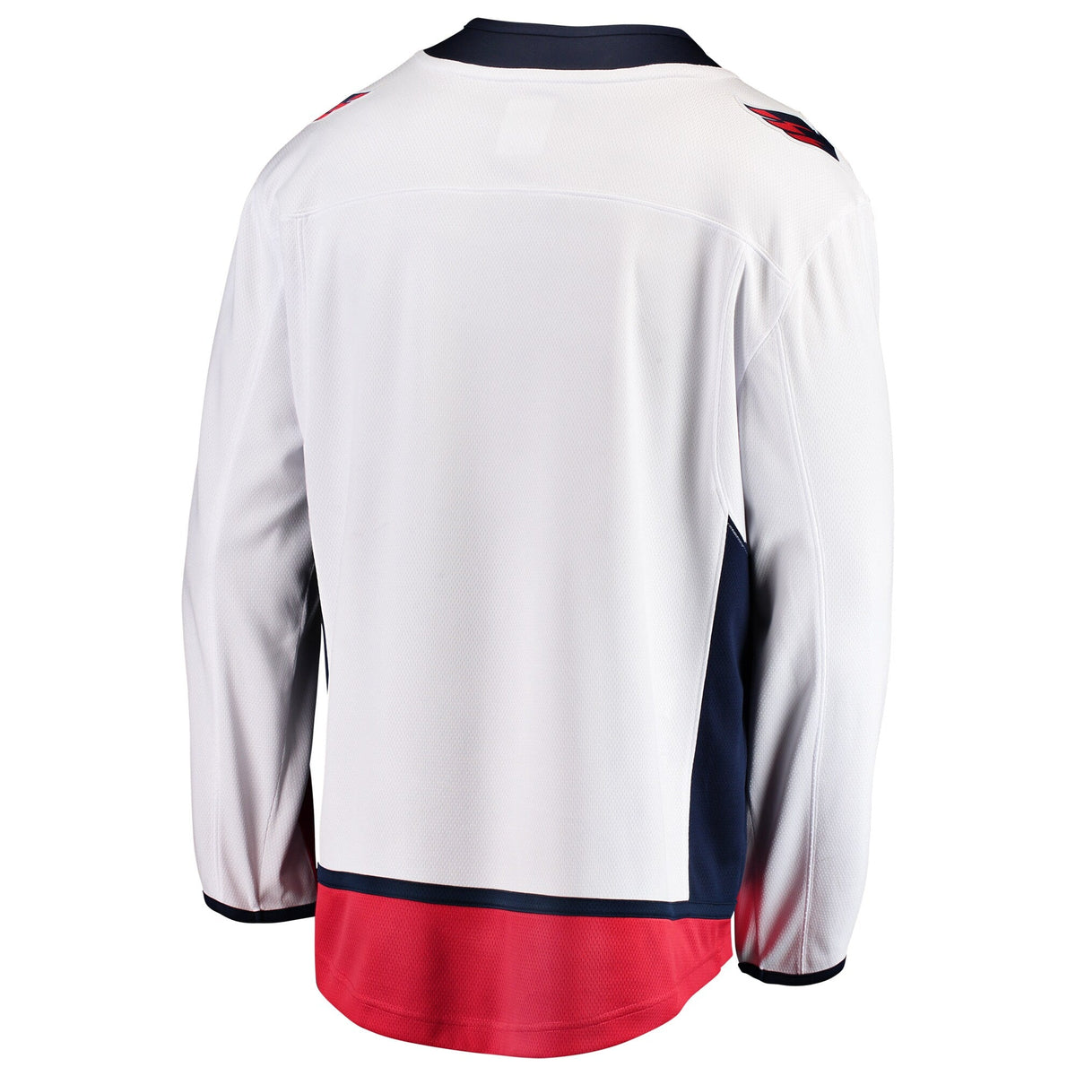 Washington Capitals White Breakaway Away Jersey product image 4, provided for visual reference and product detail review