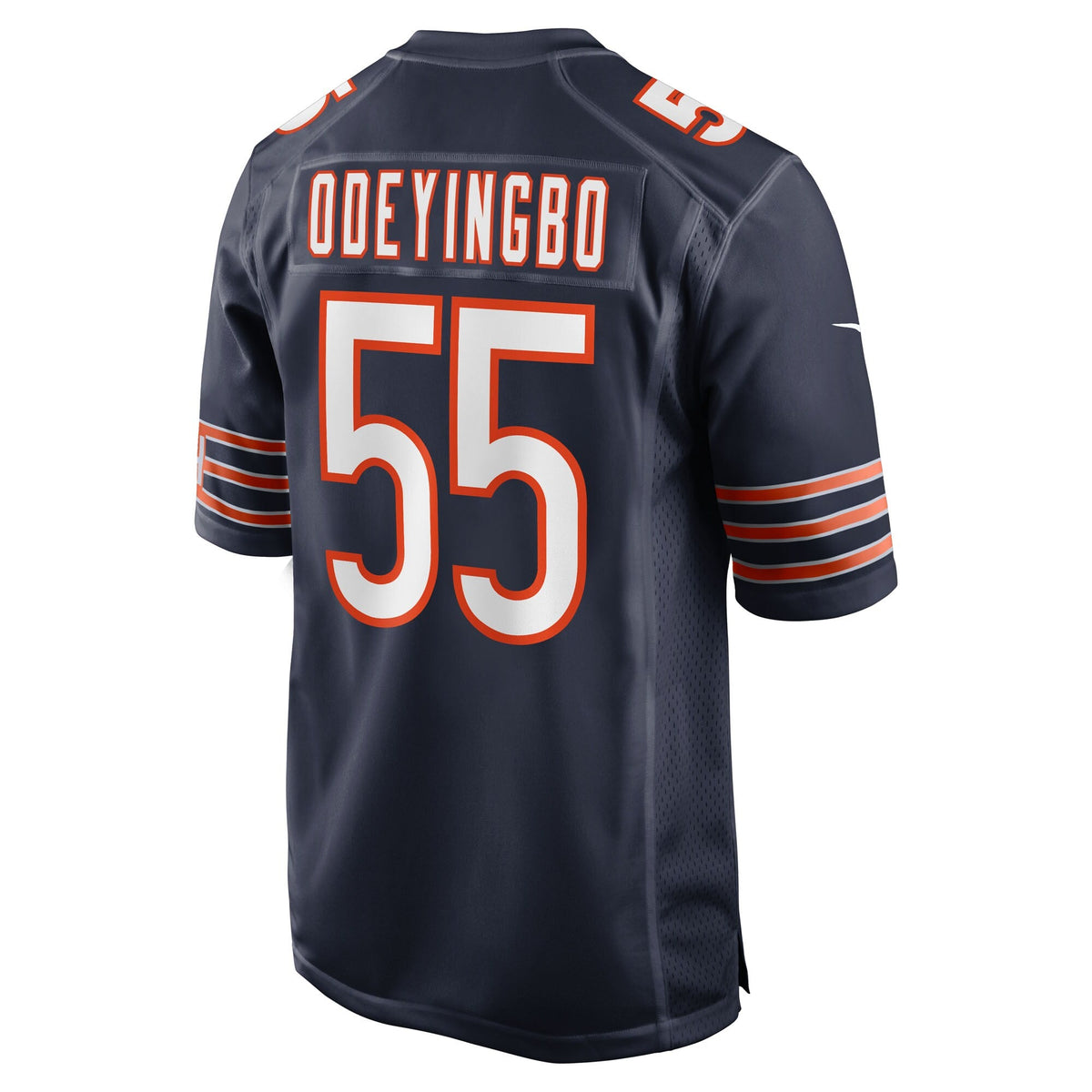 Chicago Bears Dayo Odeyingbo Navy Team Game Jersey product image 4, provided for visual reference and product detail review