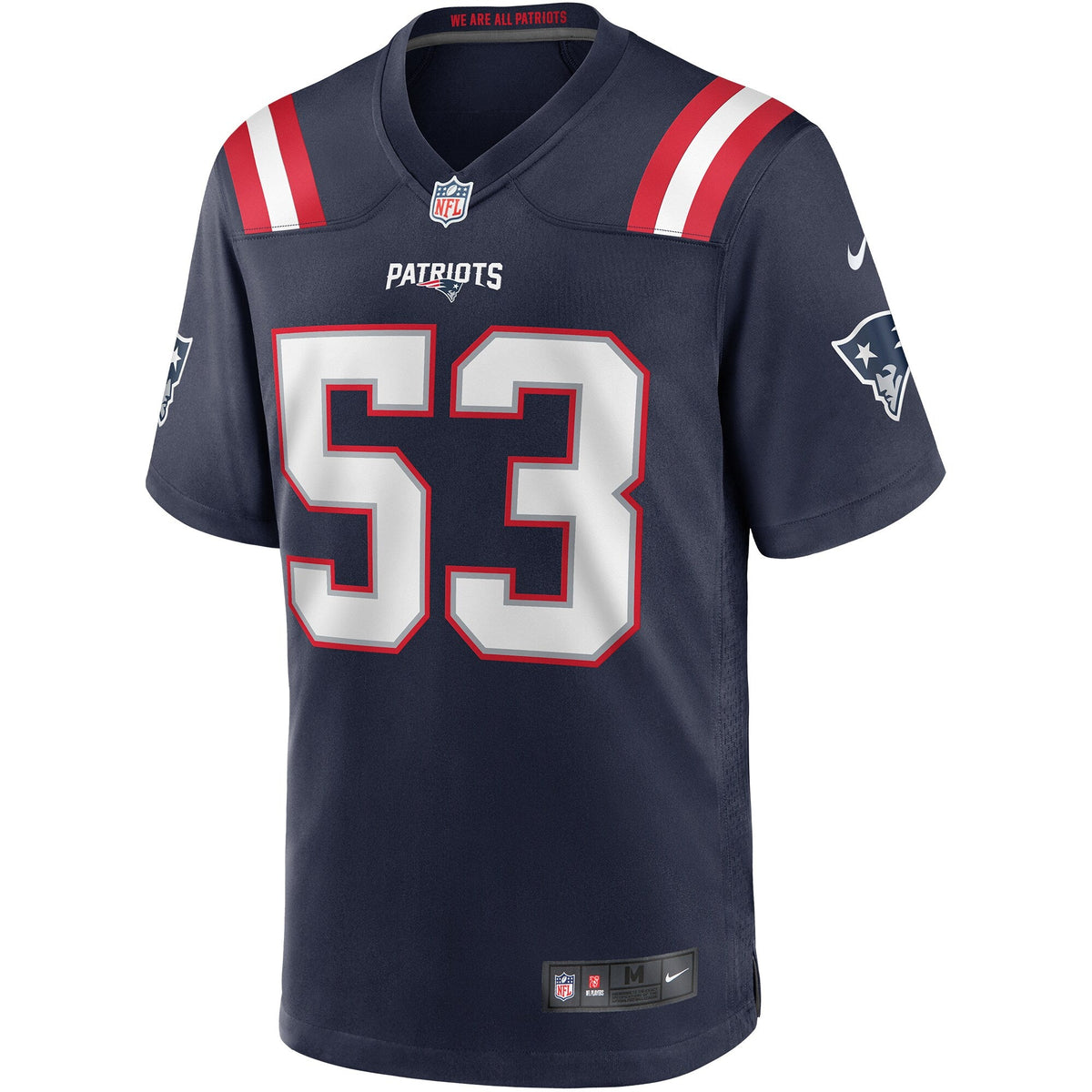 New England Patriots Chris Slade Navy Game Retired Player Jersey product image 3, provided for visual reference and product
