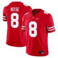 Arvell Reese Ohio State Buckeyes Game Jersey - Scarlet product image 1, provided for visual reference and product detail