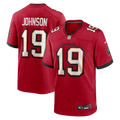 Tampa Bay Buccaneers Keyshawn Johnson Red Game Retired Player Jersey product image 1, provided for visual reference and