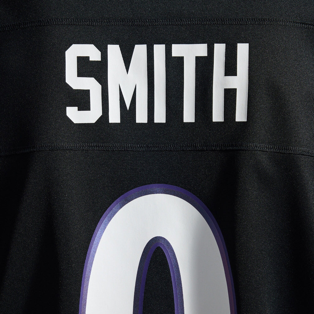 Baltimore Ravens Roquan Smith Black Alternate Game Jersey product image 13, provided for visual reference and product detail