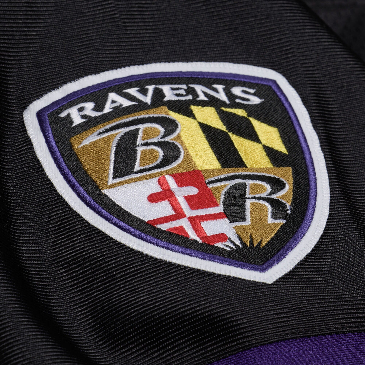 Baltimore Ravens Deion Sanders Black 2005 Authentic Throwback Jersey product image 5, provided for visual reference and