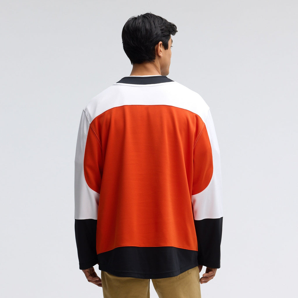 Philadelphia Flyers Burnt Orange Home Breakaway Jersey product image 6, provided for visual reference and product detail