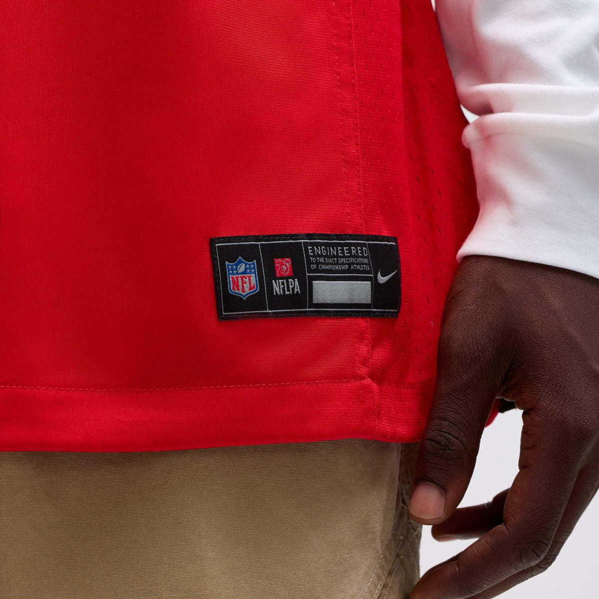 Kansas City Chiefs Chris Jones Red Game Jersey product image 10, provided for visual reference and product detail review