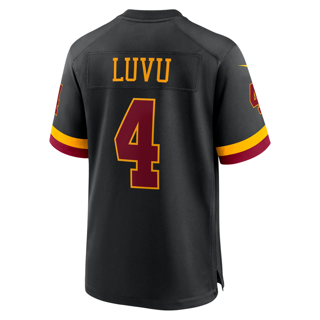 Washington Commanders Frankie Luvu Black Hail Raiser Alternate Game Jersey product image 8, provided for visual reference