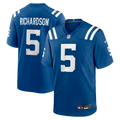 Indianapolis Colts Anthony Richardson Royal Game Jersey product image 1, provided for visual reference and product detail