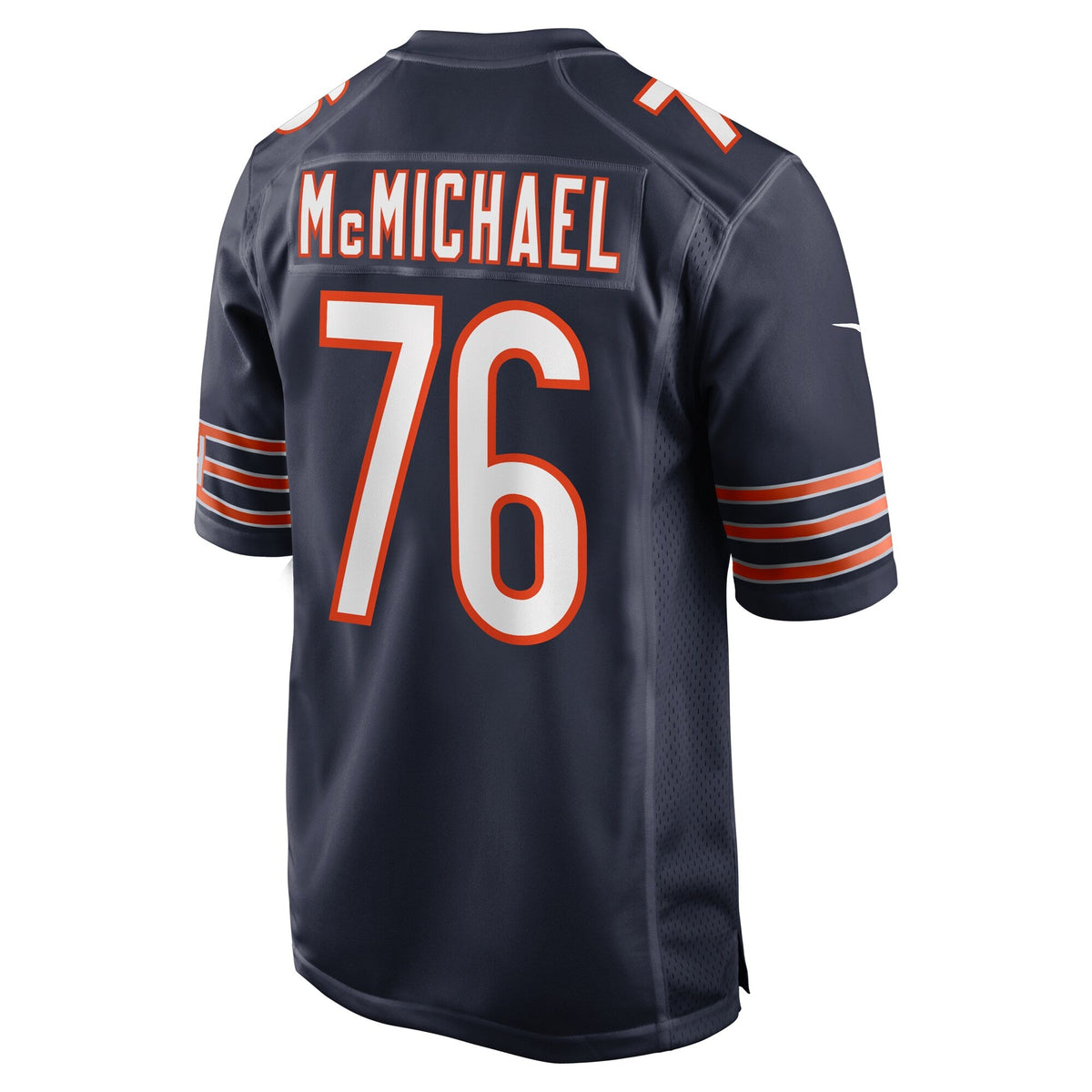 Chicago Bears Steve McMichael Navy Retired Player Game Jersey product image 4, provided for visual reference and product