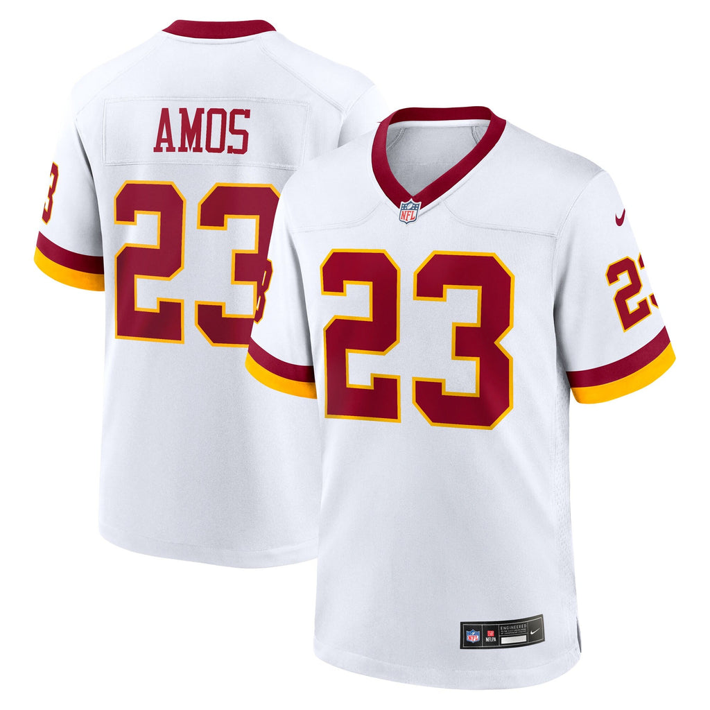 Washington Commanders Trey Amos White Game Super Bowl Era Jersey product image 2, provided for visual reference and product