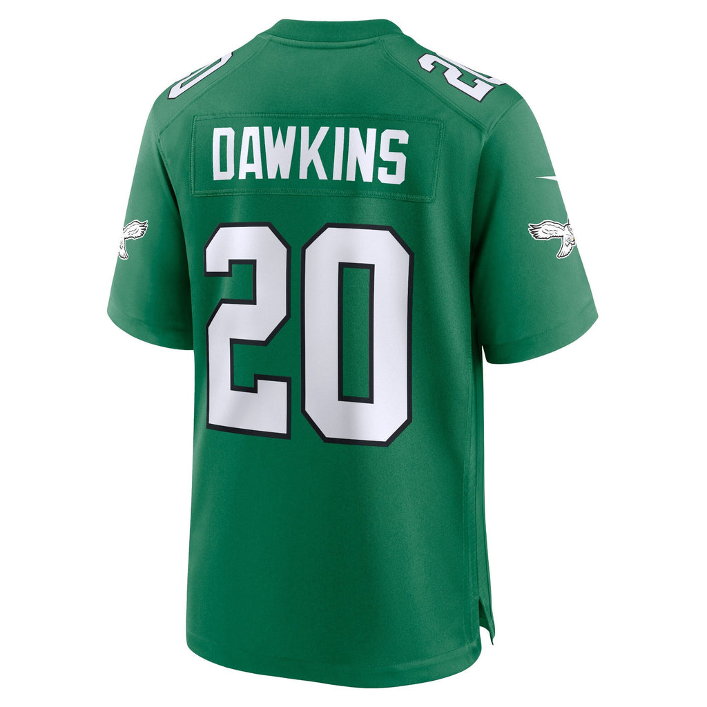 Philadelphia Eagles Brian Dawkins Kelly Green Alternate Retired Player Game Jersey product image 4, provided for visual
