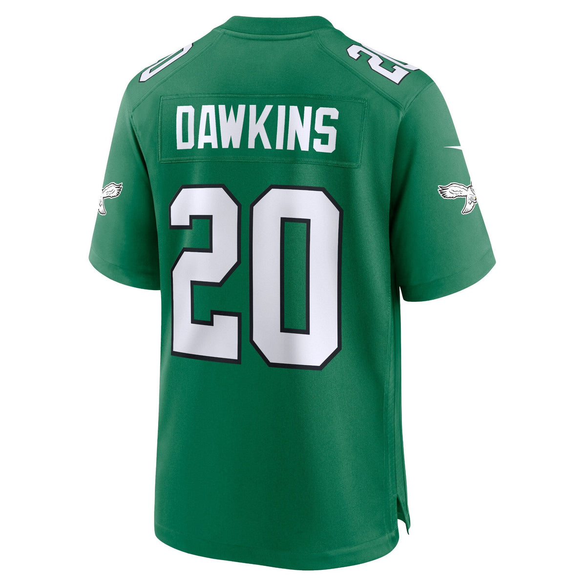 Philadelphia Eagles Brian Dawkins Kelly Green Alternate Retired Player Game Jersey product image 4, provided for visual