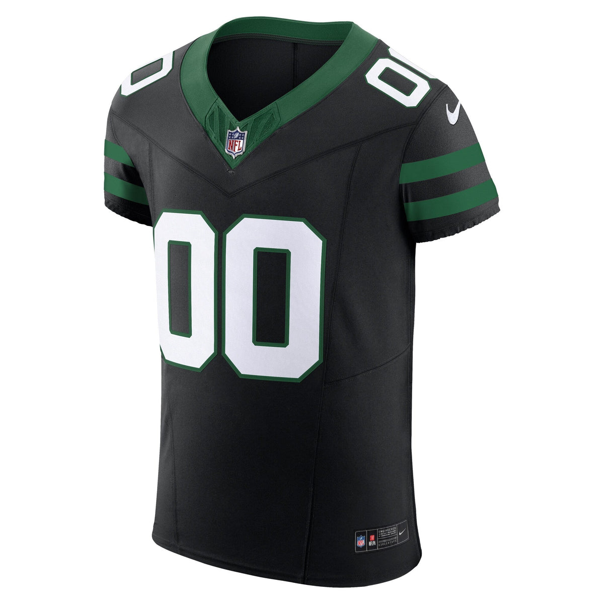 New York Jets Legacy Black Alternate Vapor F.U.S.E. Elite Custom Jersey product image 3, provided for visual reference and