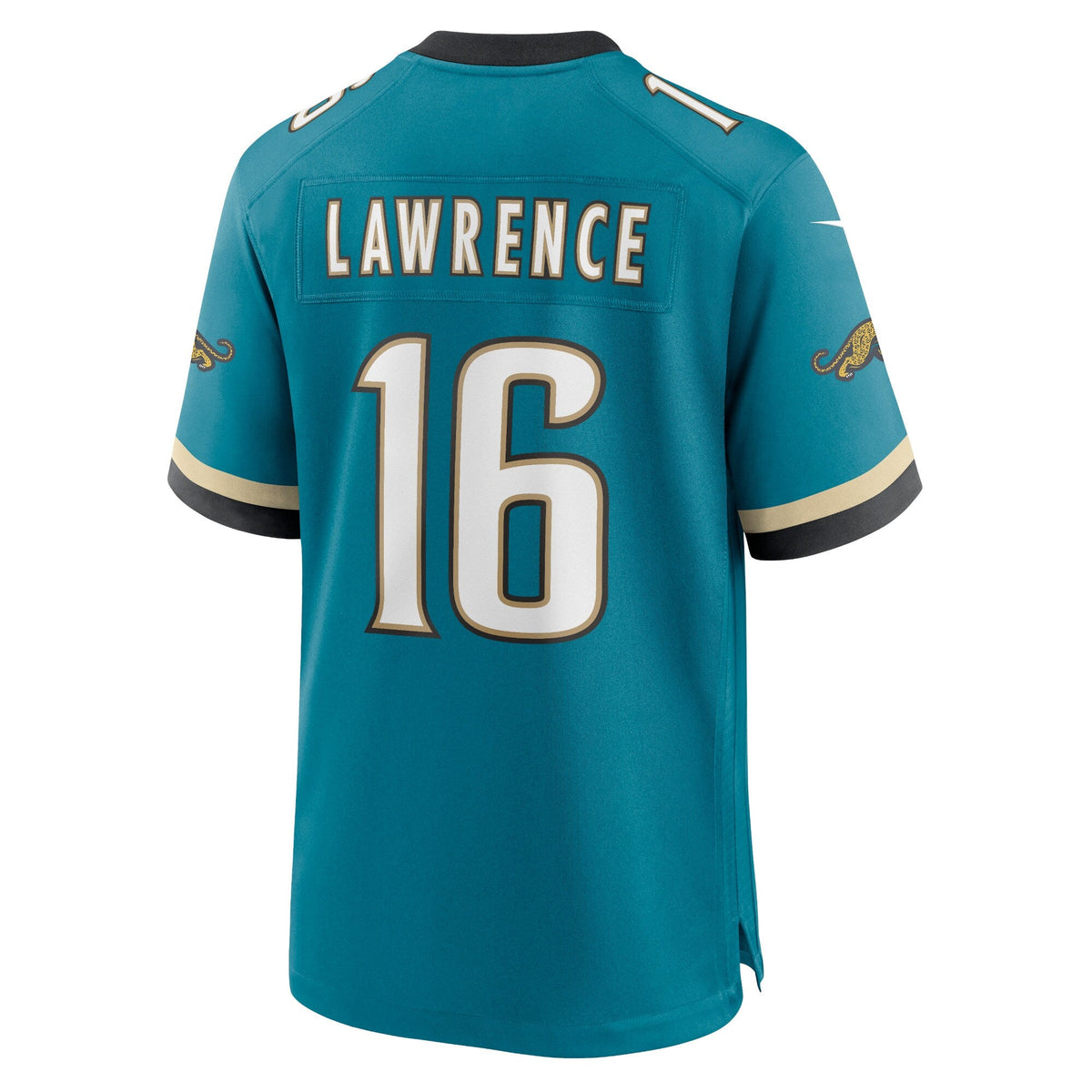 Jacksonville Jaguars Trevor Lawrence Teal Prowler Throwback Player Game Jersey product image 4, provided for visual