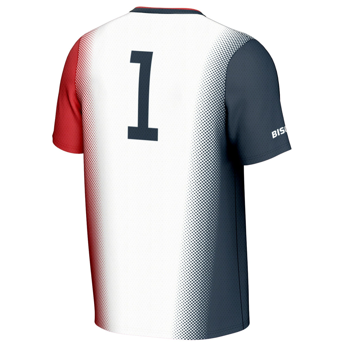 Howard Bison Lightweight Collegiate Soccer Fashion Jersey - White product image 4, provided for visual reference and product