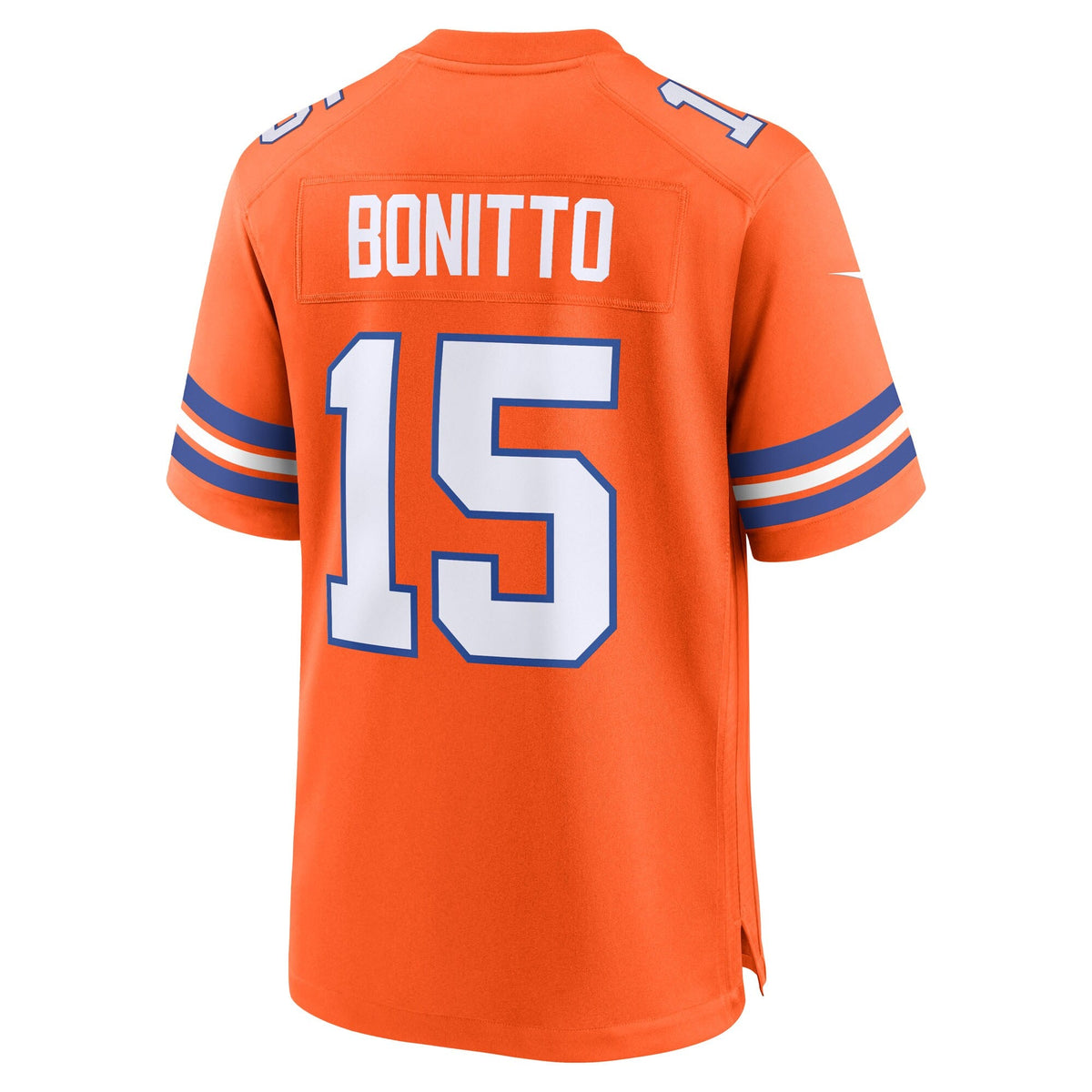 Denver Broncos Nik Bonitto Orange Alternate 2 Mile High Collection 1977 Throwback Game Jersey product image 4, provided for