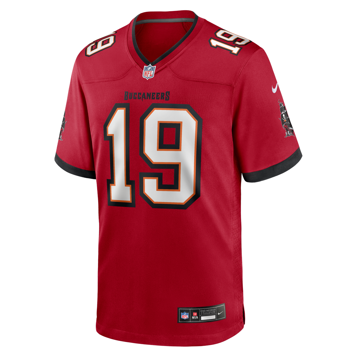 Tampa Bay Buccaneers Keyshawn Johnson Red Game Retired Player Jersey product image 2, provided for visual reference and