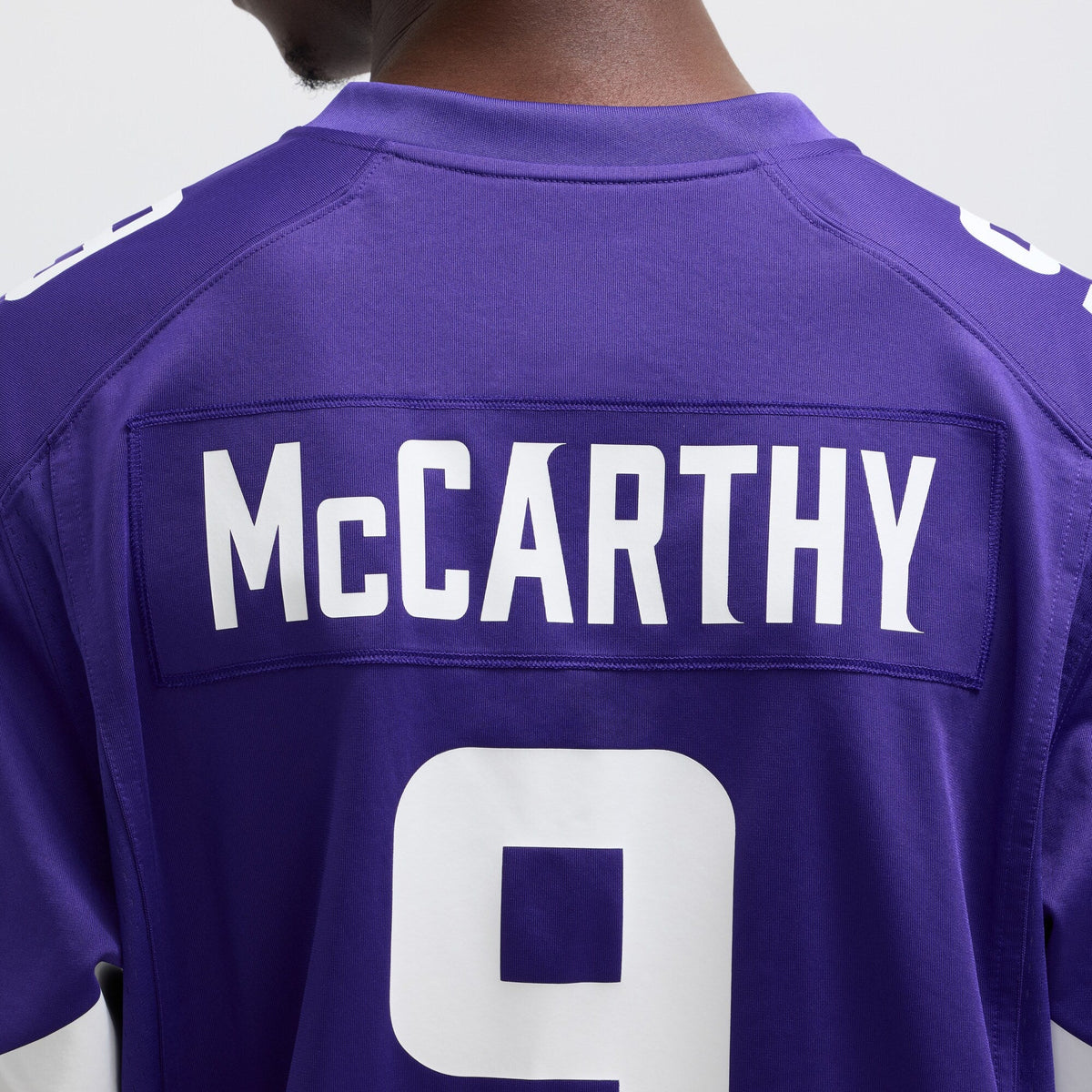 Minnesota Vikings J.J. McCarthy Purple Player Game Jersey product image 9, provided for visual reference and product detail