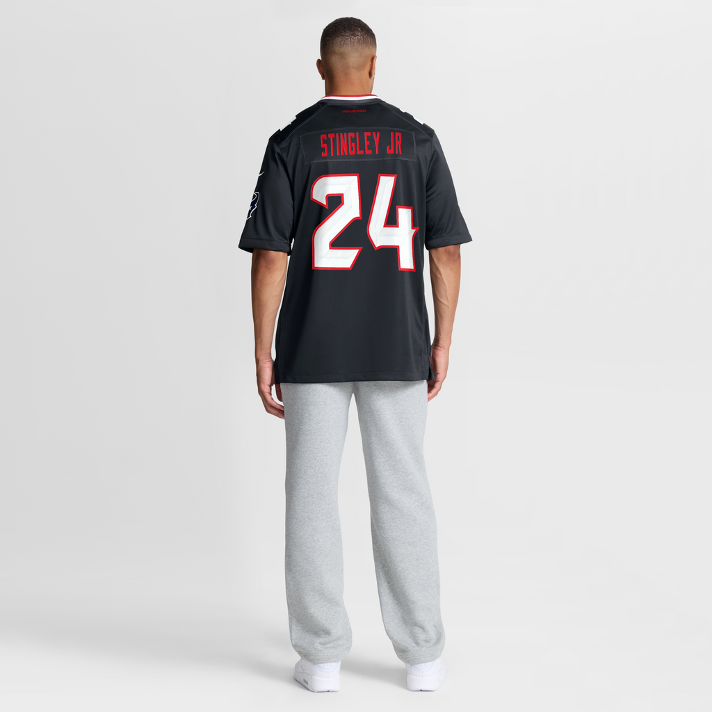 Houston Texans Derek Stingley Jr. Navy Game Jersey product image 9, provided for visual reference and product detail review