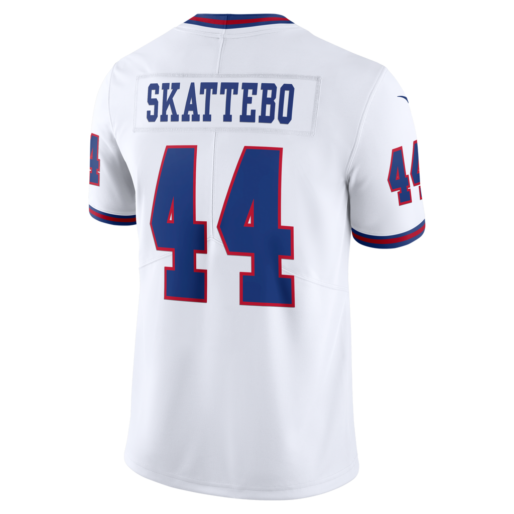 New York Giants Cam Skattebo White Vintage White Vapor Untouchable Stitched Limited Jersey product image 4, provided for