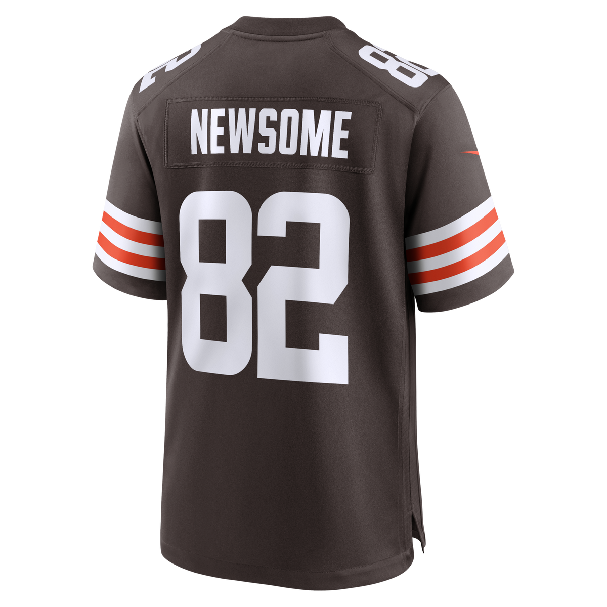 Cleveland Browns Ozzie Newsome Brown Game Retired Player Jersey product image 3, provided for visual reference and product