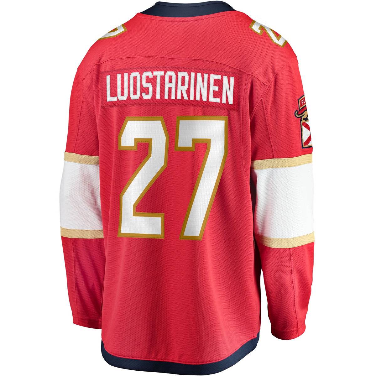 Florida Panthers Eetu Luostarinen Red Home Breakaway Player Jersey product image 4, provided for visual reference and