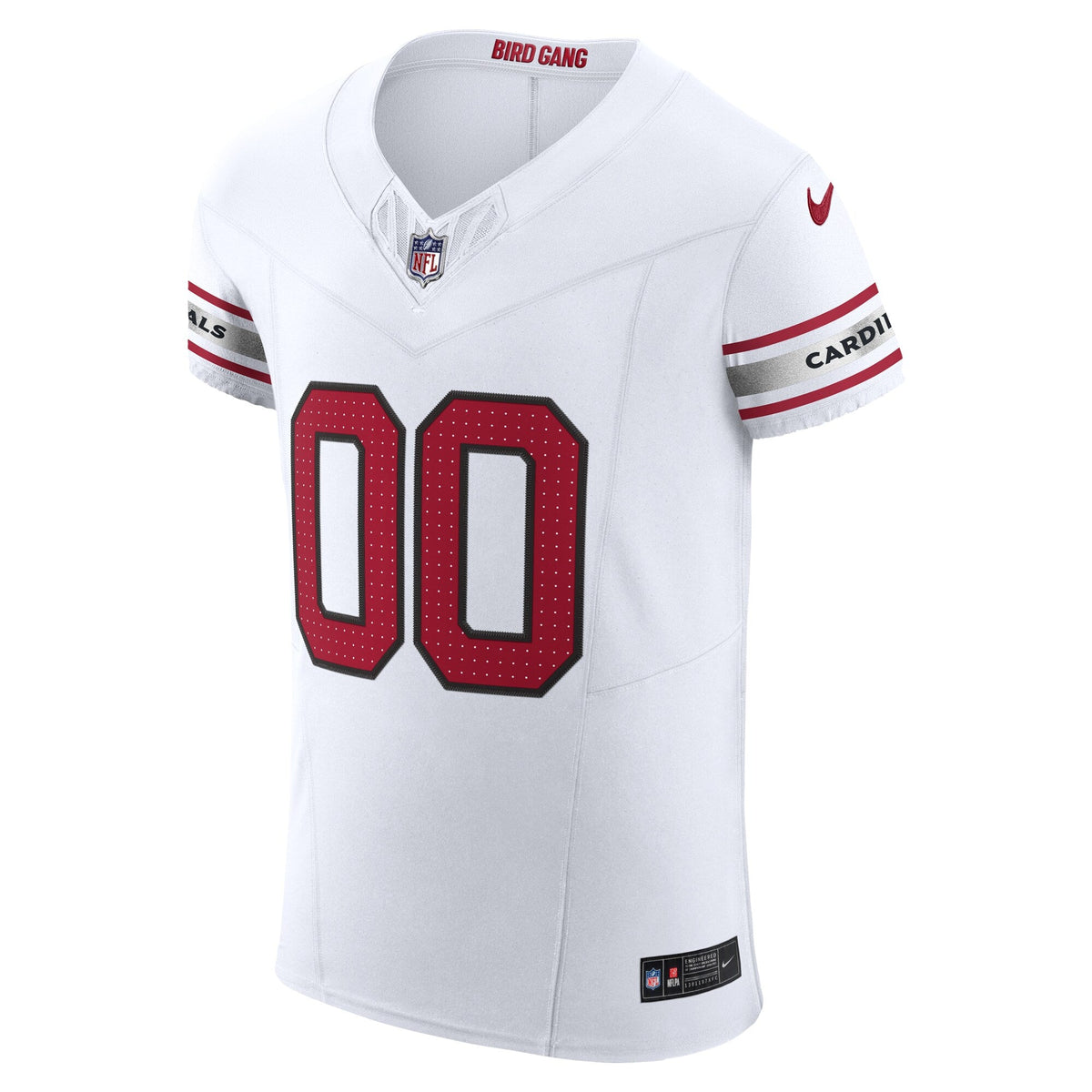 Arizona Cardinals White Vapor F.U.S.E. Elite Custom Jersey product image 3, provided for visual reference and product detail