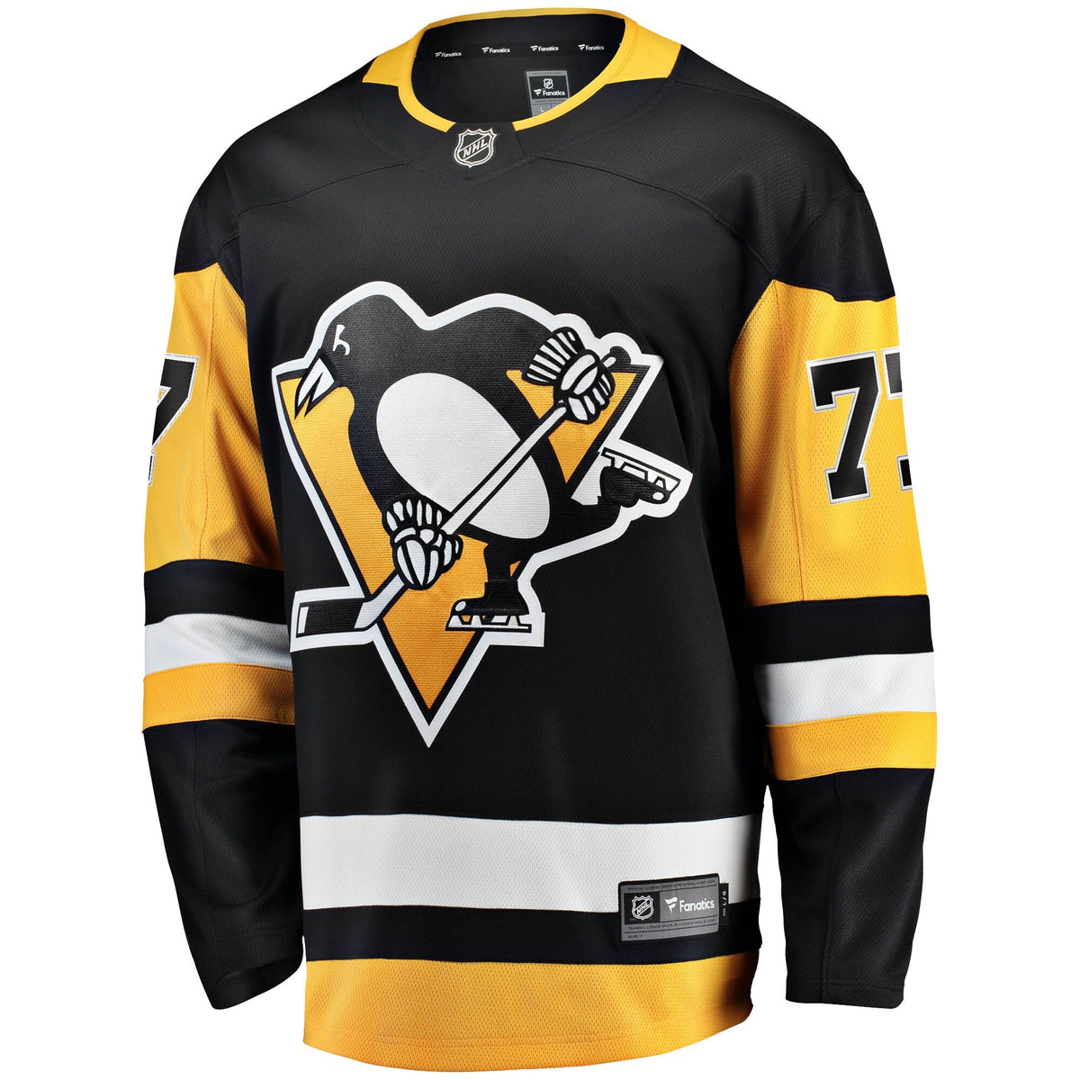 Pittsburgh Penguins Jeff Carter Black Home Breakaway Replica Jersey product image 3, provided for visual reference and