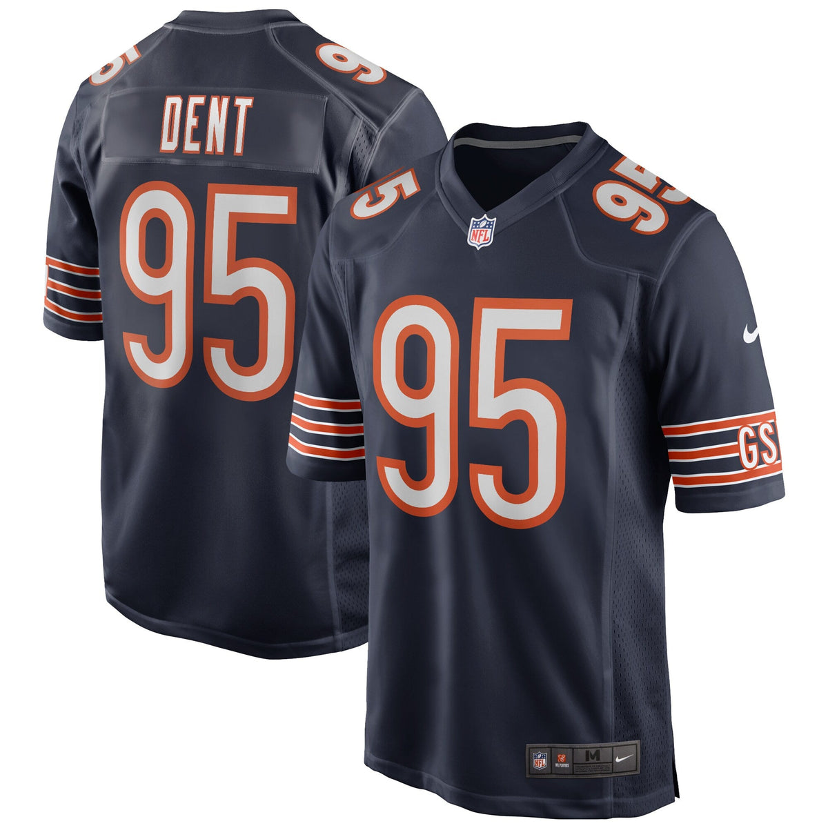 Chicago Bears Richard Dent Navy Game Retired Player Jersey product image 1, provided for visual reference and product detail