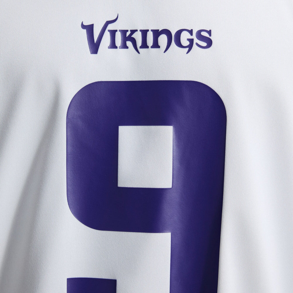 Minnesota Vikings J.J. McCarthy White Game Jersey product image 4, provided for visual reference and product detail review