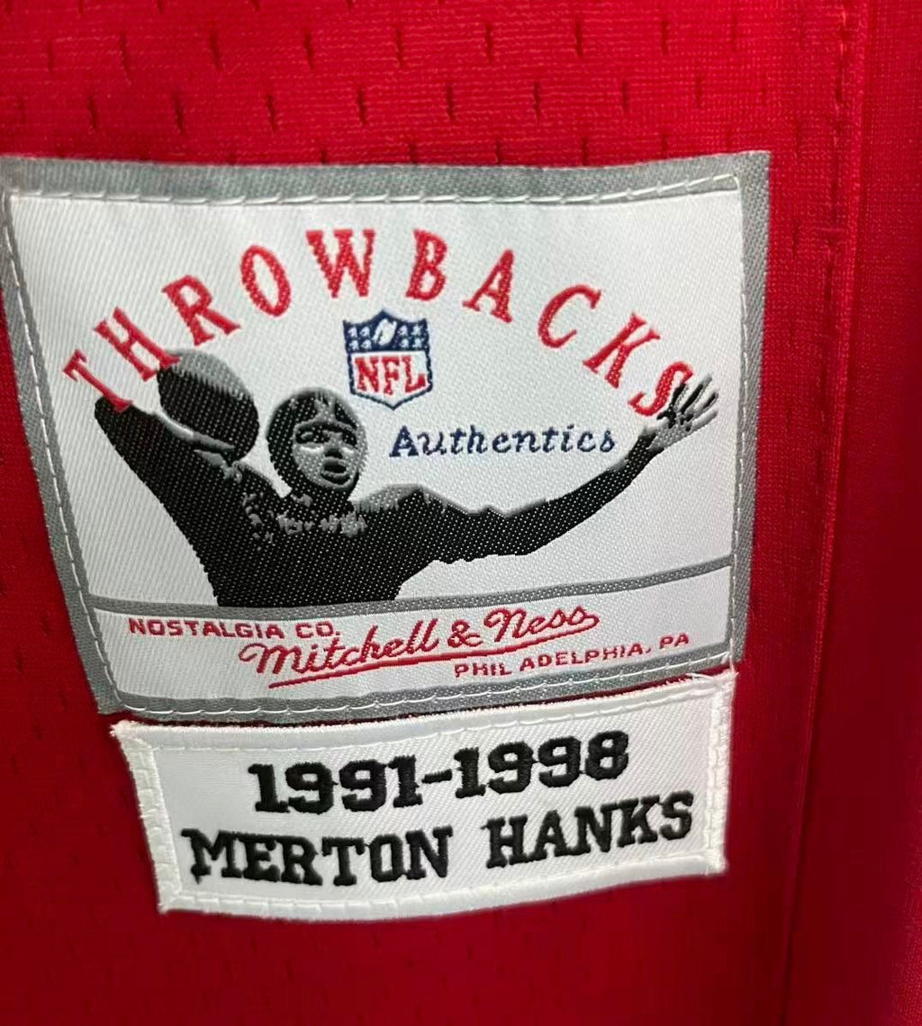 Merton Hanks San Francisco 49ers Official NFL Mitchell & product image 3