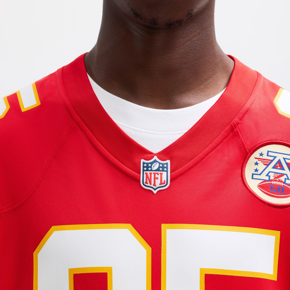 Kansas City Chiefs Chris Jones Red Game Jersey product image 8, provided for visual reference and product detail review