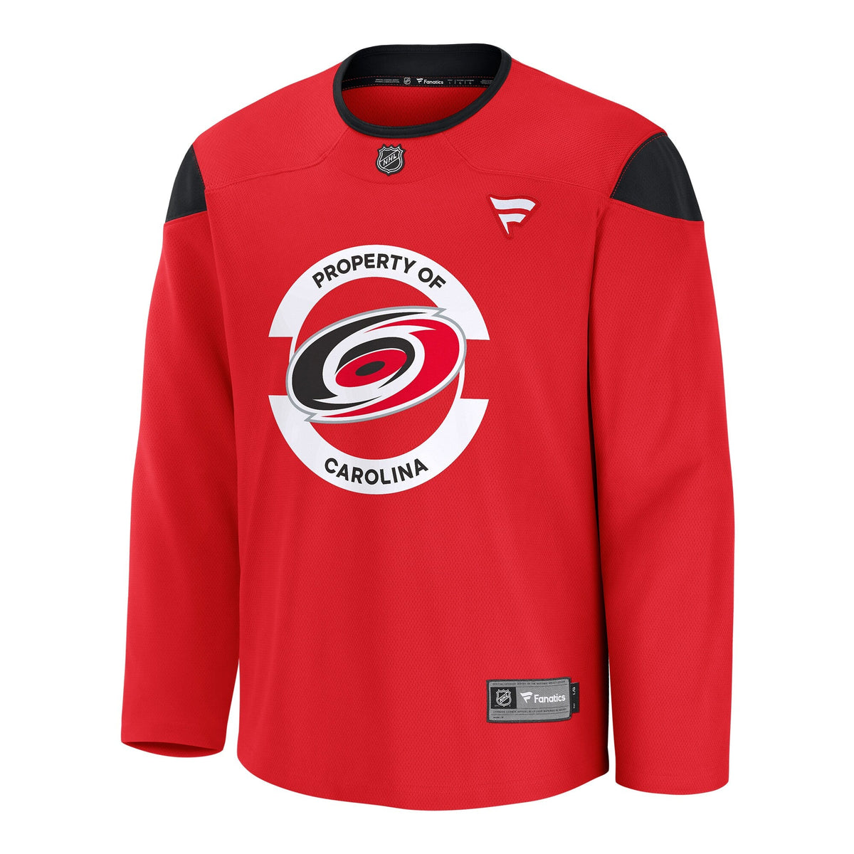 Carolina Hurricanes Red Practice Jersey product image 3, provided for visual reference and product detail review