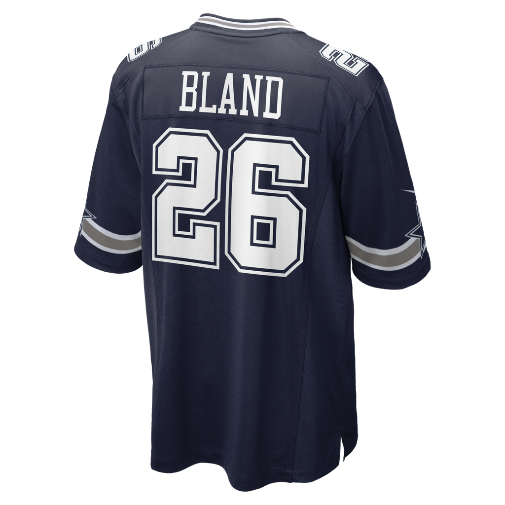 Dallas Cowboys DaRon Bland Navy Game Jersey product image 3, provided for visual reference and product detail review
