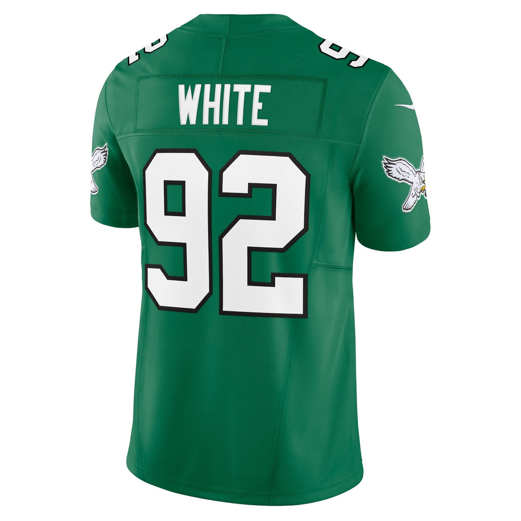 Philadelphia Eagles Reggie White Kelly Green Alternate Vapor F.U.S.E. Limited Jersey product image 4, provided for visual
